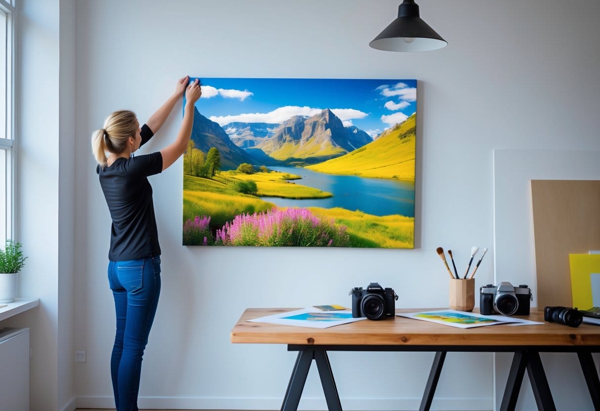 Sådan forvandler du dine billeder til kunst med foto på lærred